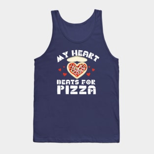 My Heart Beats for Pizza Tank Top